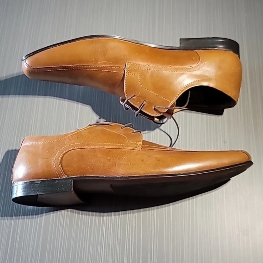 Find. Acton Derby‎ Brown Leather NWT Men's 10.